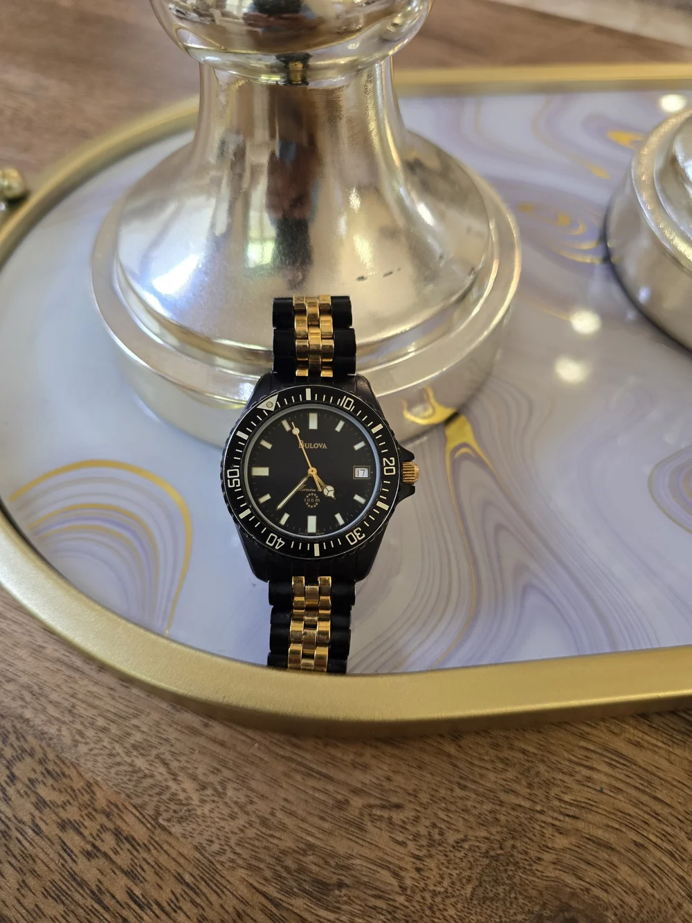 Bulova wristwatch black